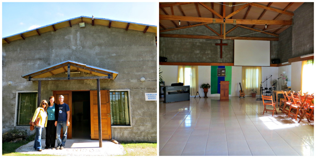 Paso de L'Arena Church before and after renovations
