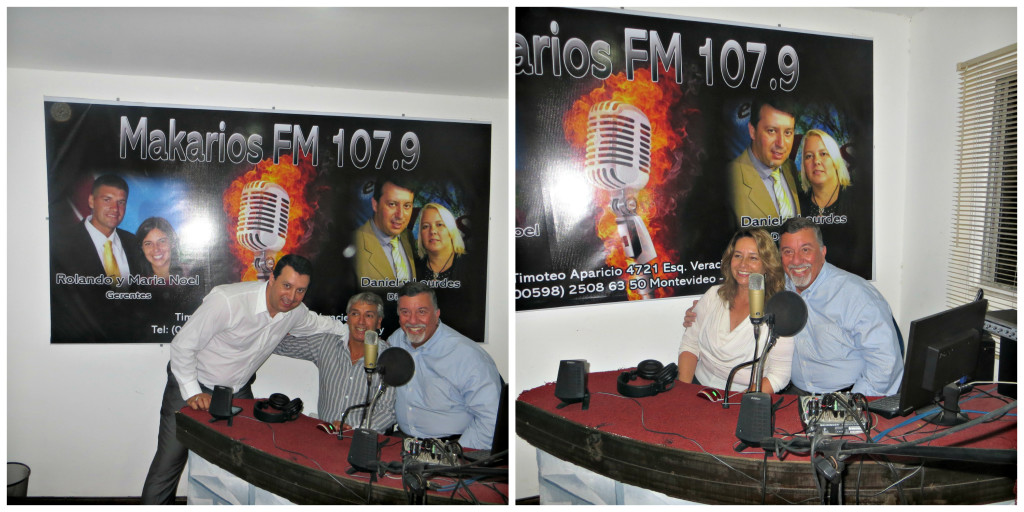 At the Radio Station - Pastor Menchaca with Tom - Tom & Carmen
